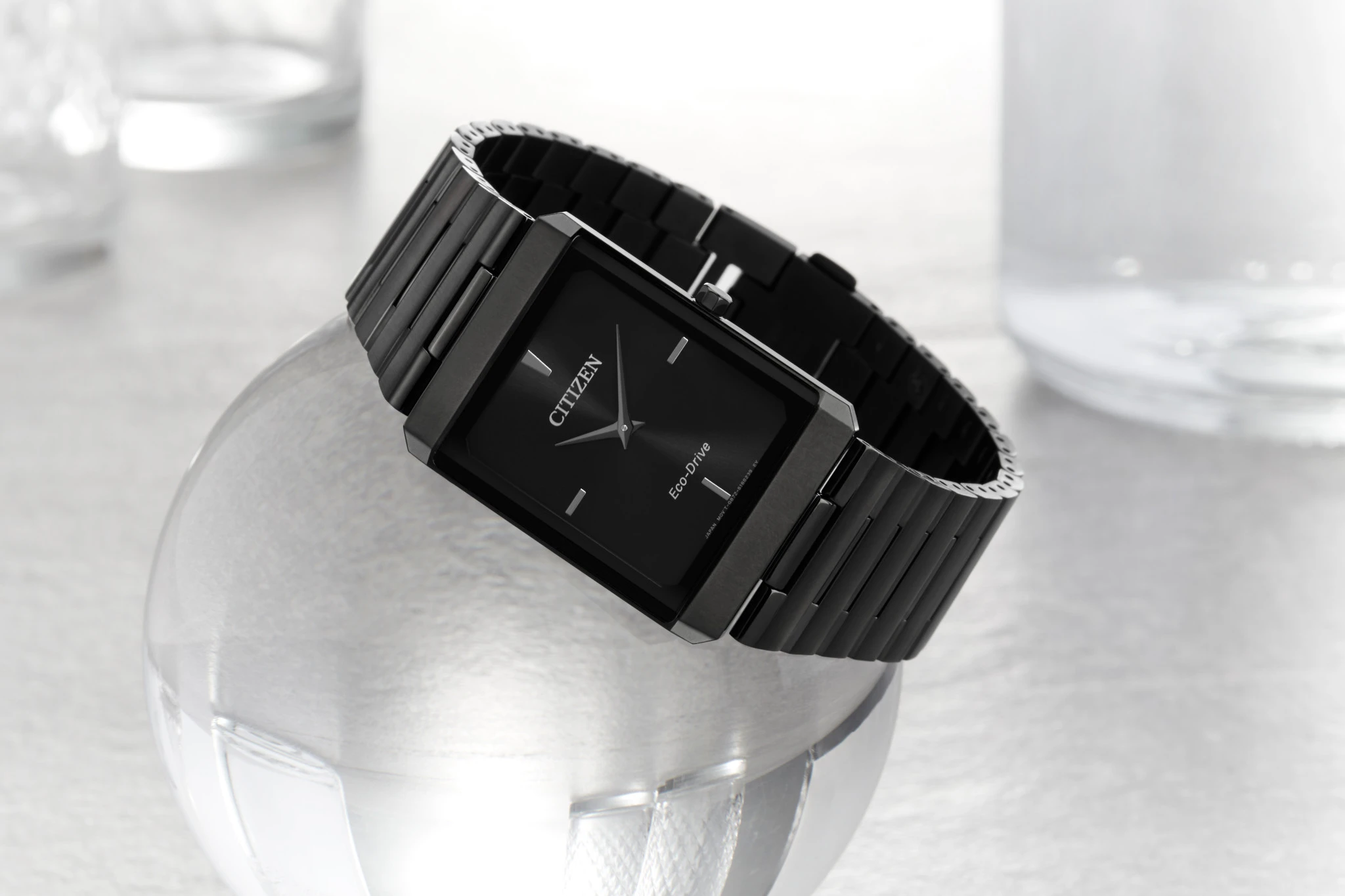 Stiletto Black Dial Stainless Steel Bracelet AR3107-57E | CITIZEN